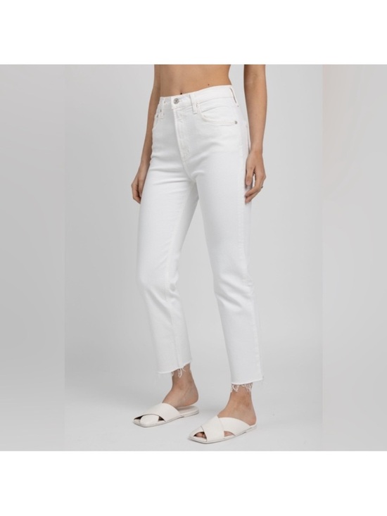 Citizens Of Humanity Pants - Citizens of Humanity Daphne Crop White 30 Premium Vintage Denim